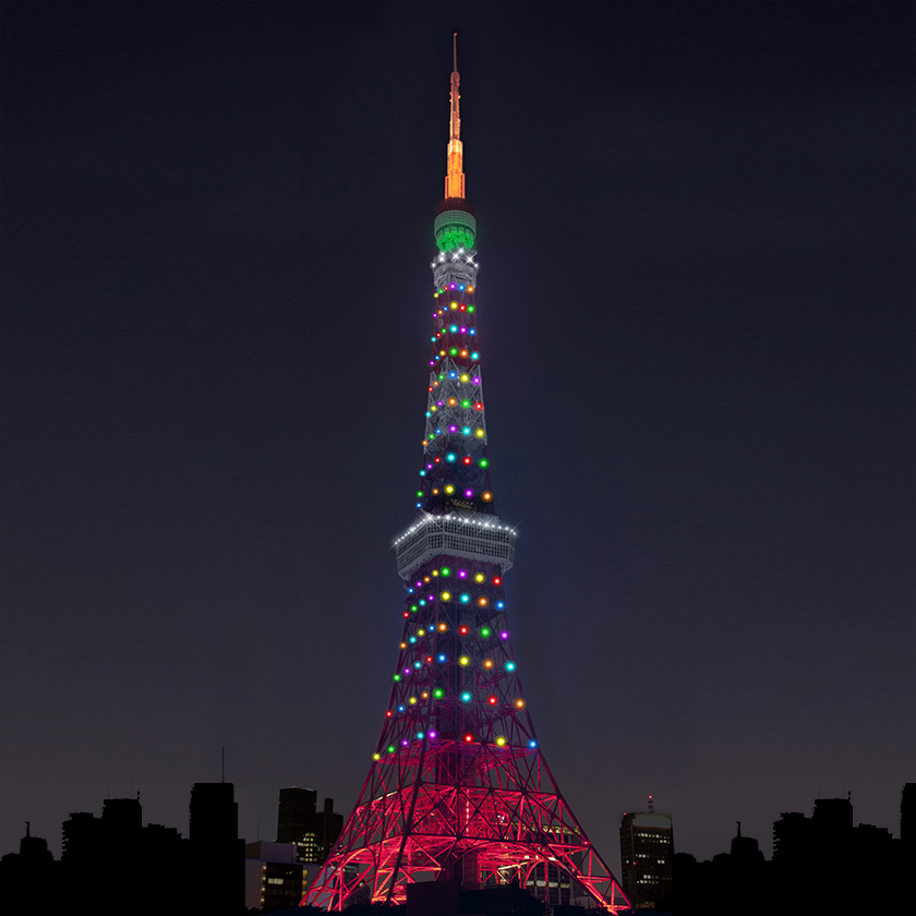 11月7日より新ライトアップ インフィニティ ダイヤモンドヴェール 点灯開始しました 東京タワー Tokyotower